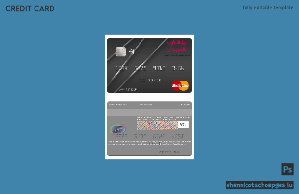 Beispielvorschau der Mastercard der Emirates Investment Bank in den Vereinigten Arabischen Emiraten
